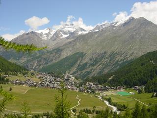 Photo of Aerial view of Saas Fee