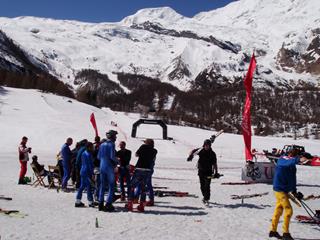 Photo of Ski races in Saas Fee
